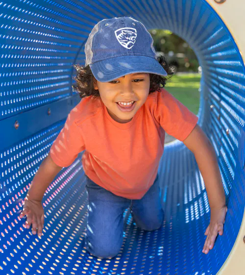 boy wearing a hat