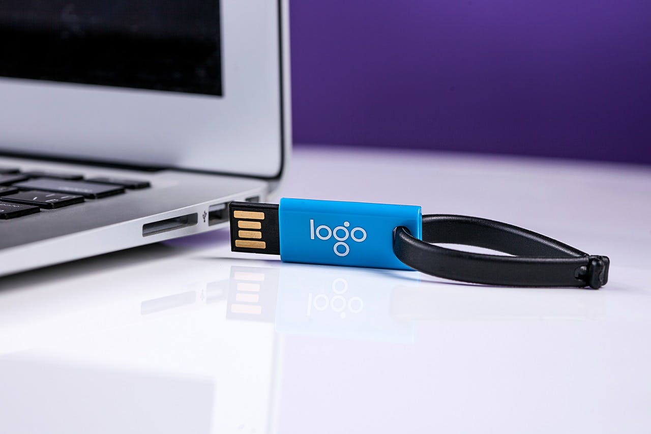 Thumb drive with logo