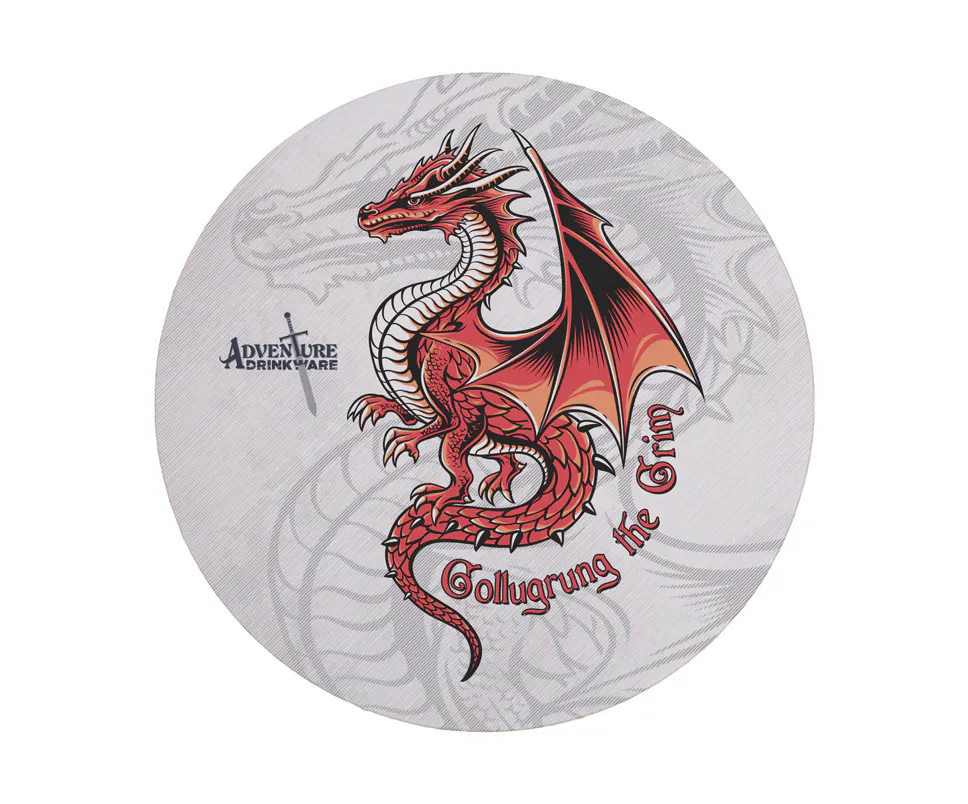 Round pulpboard coaster