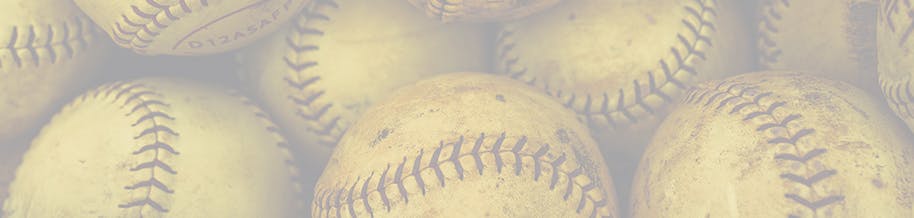 Bin of softballs