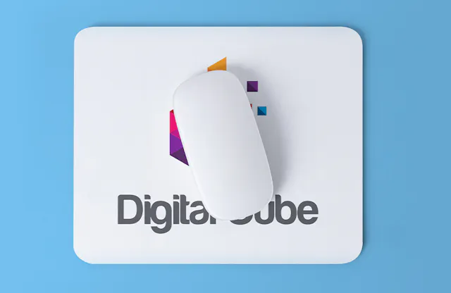 mouse on a mouse pad