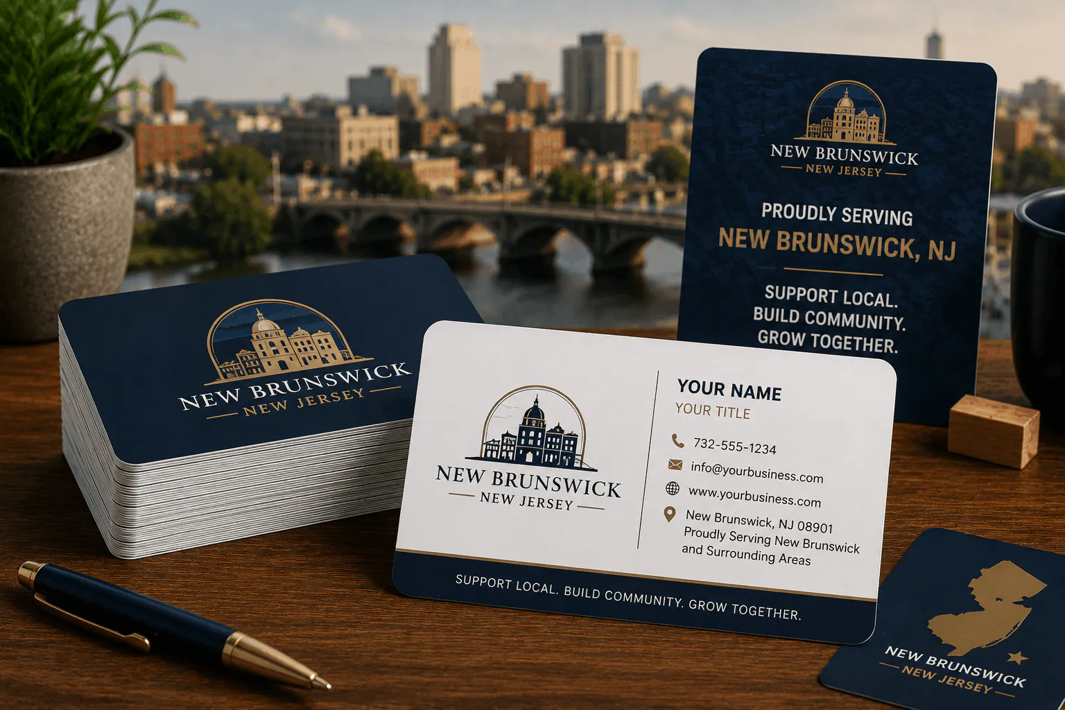 New Brunswick Business cards advertising printing