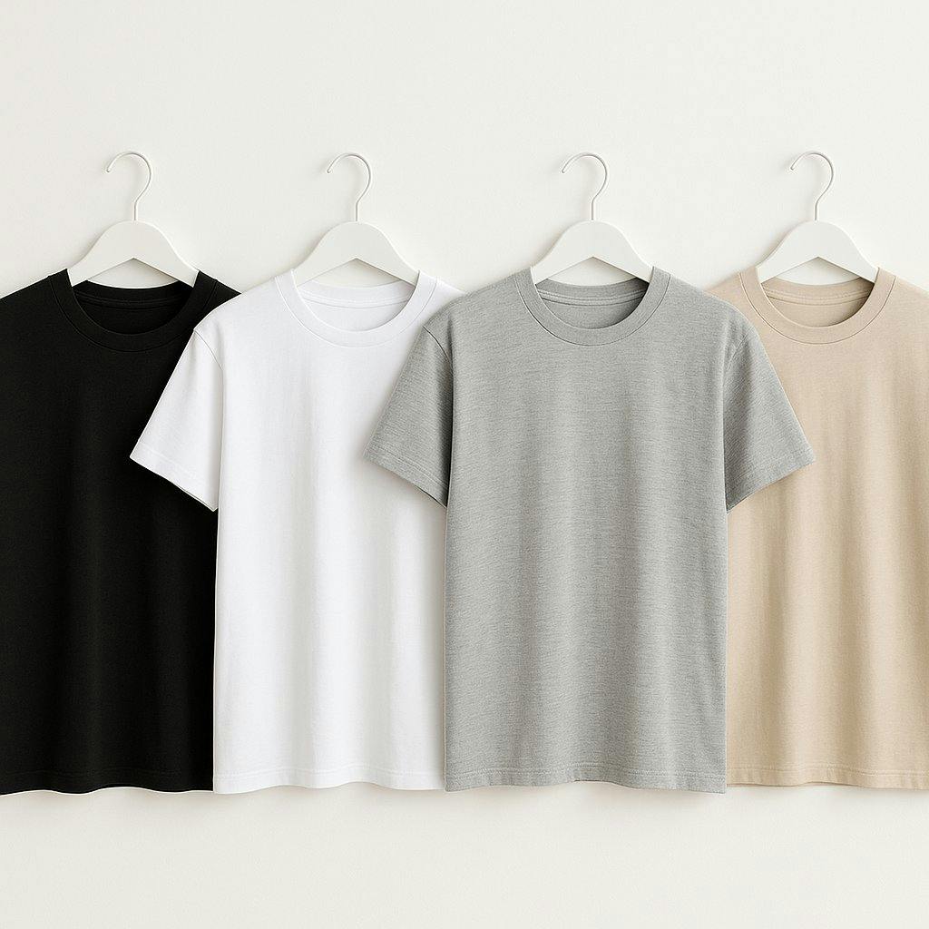 Blank garments for promotional brandng and printing