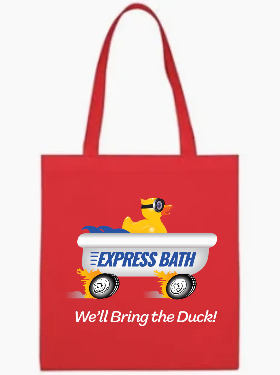green tote bag