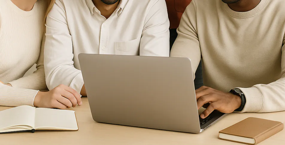 colleagues giving each other a high five