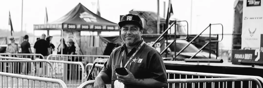 Owner at a Formula drift event