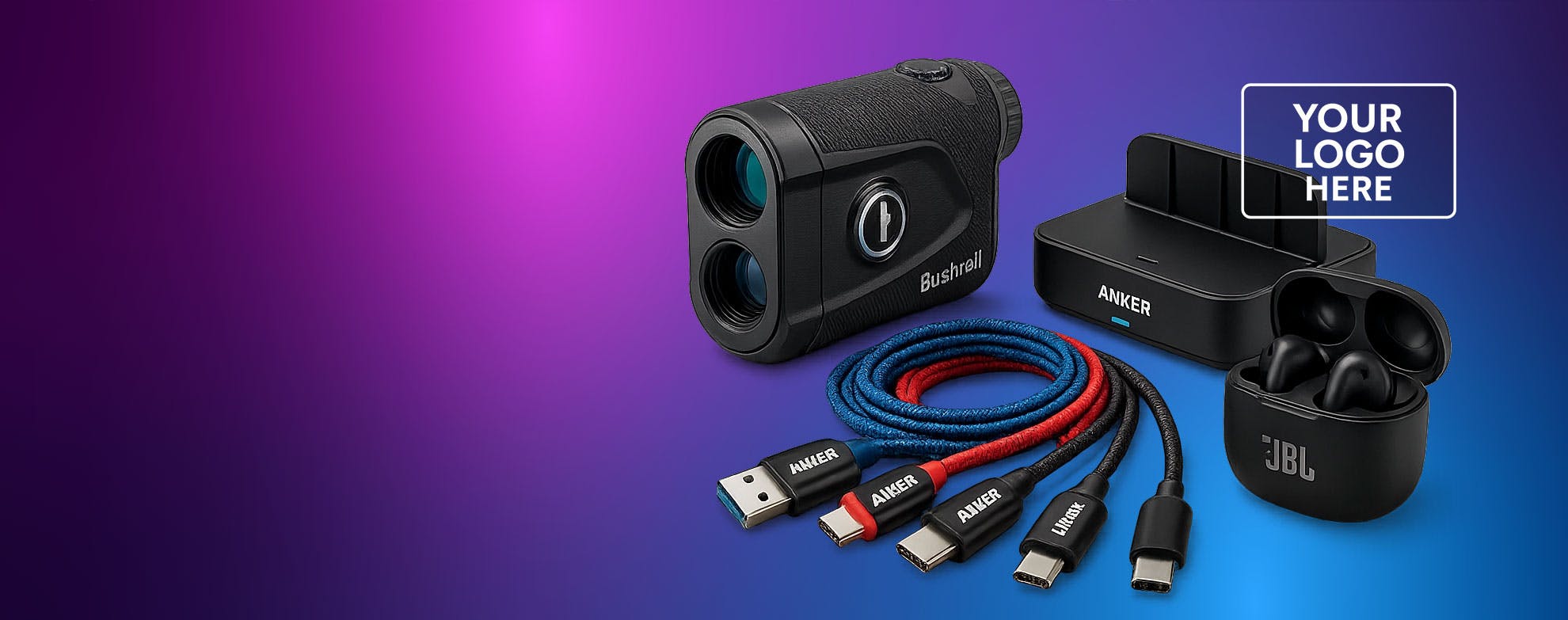 custom branded tech products