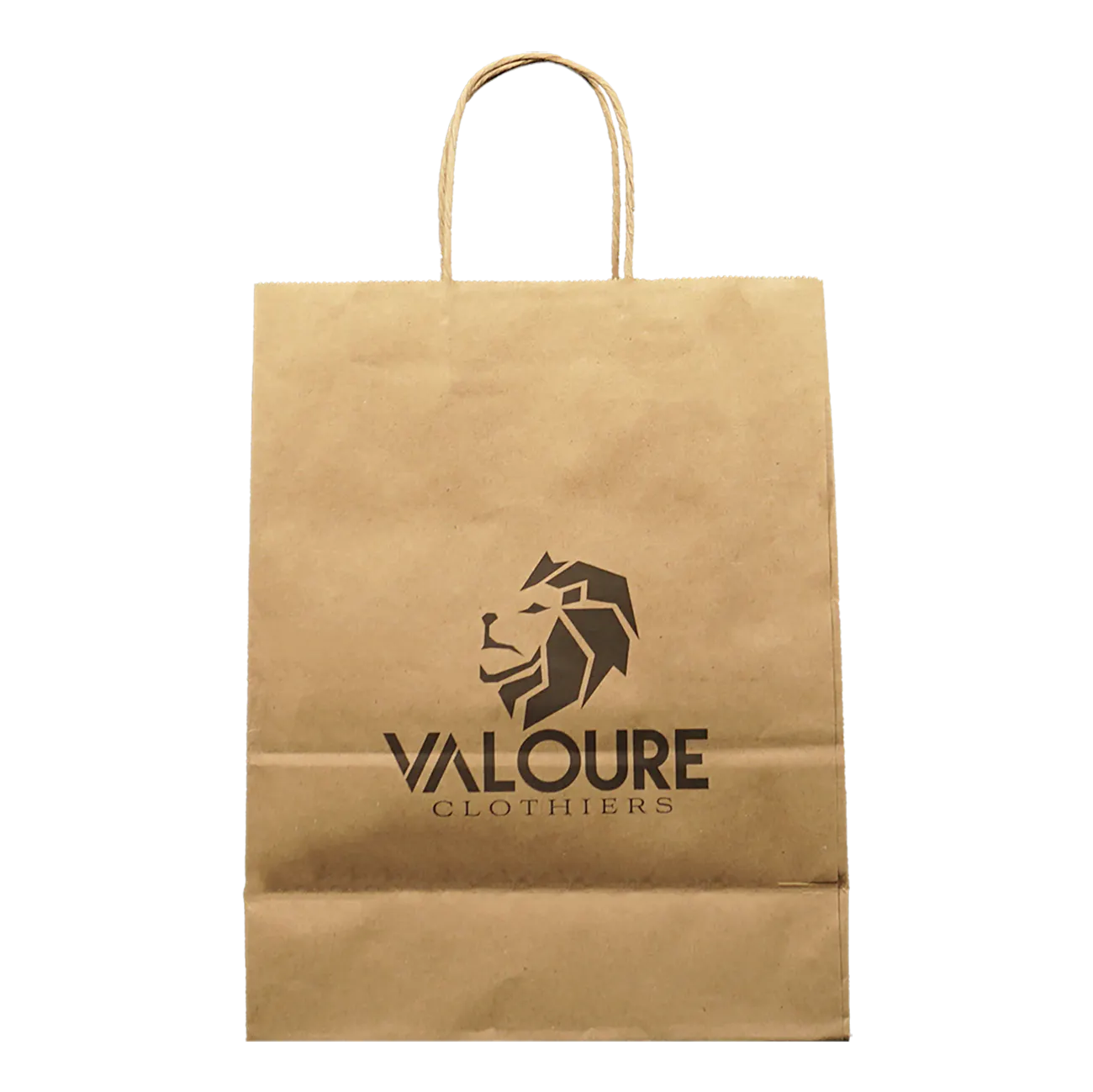 kraft twist handle bag