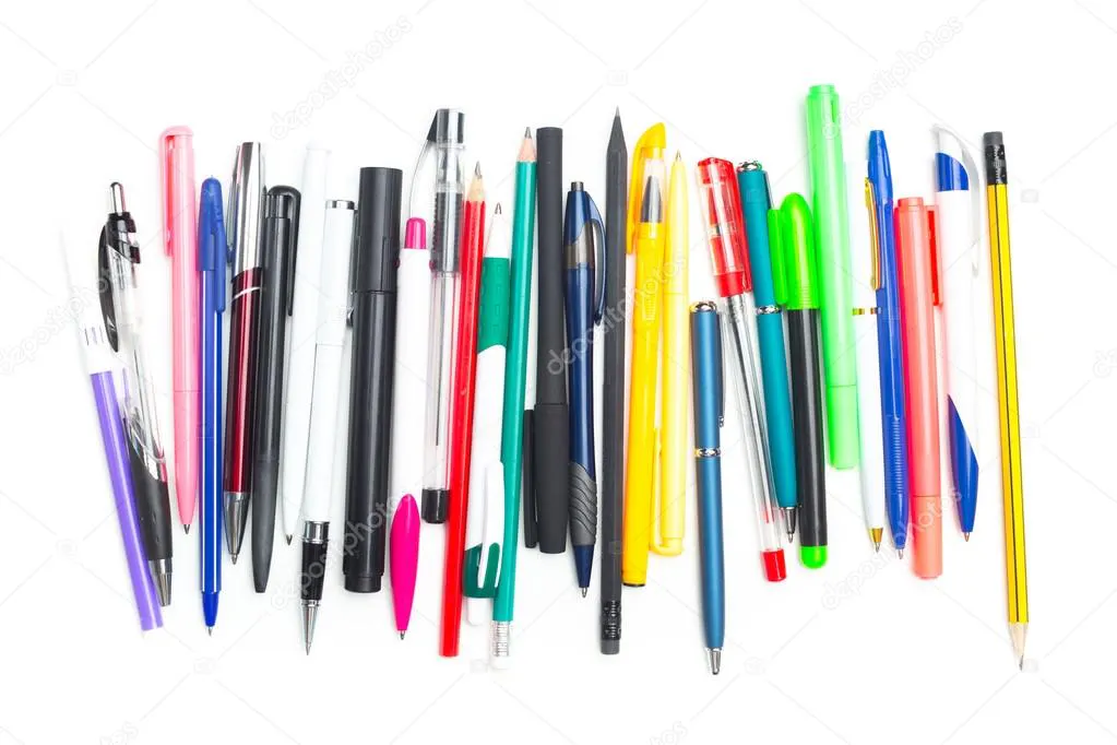 pile of pens