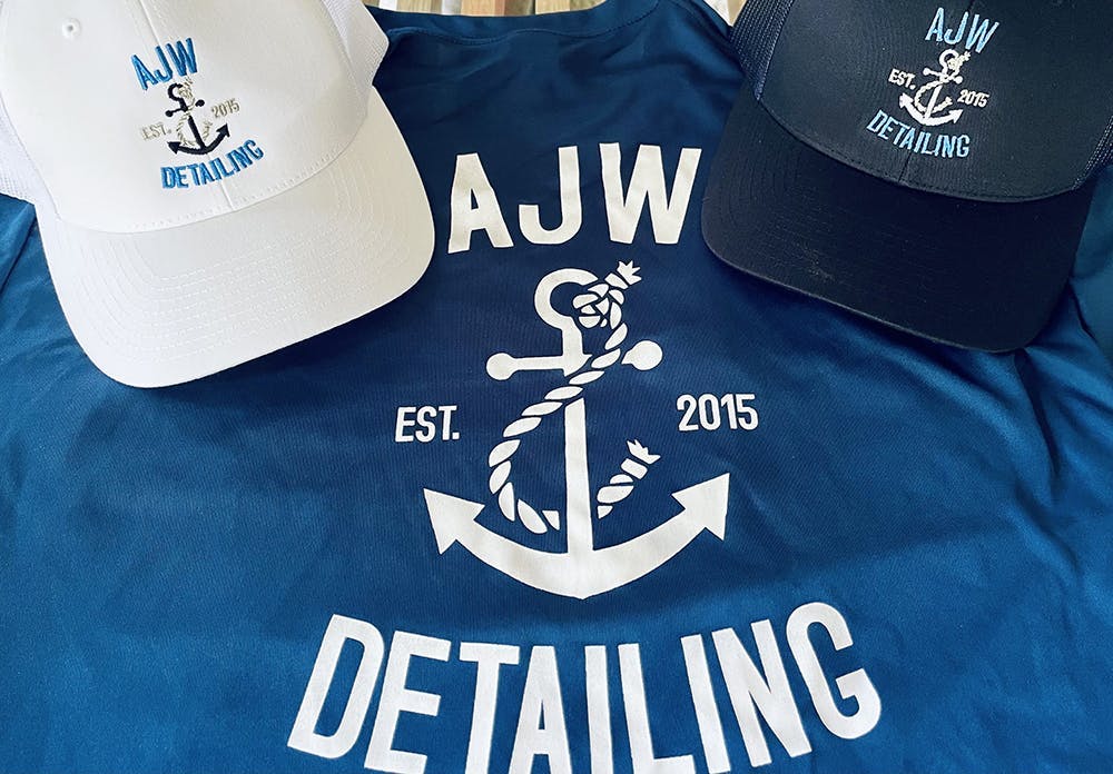 AJW shirts hats