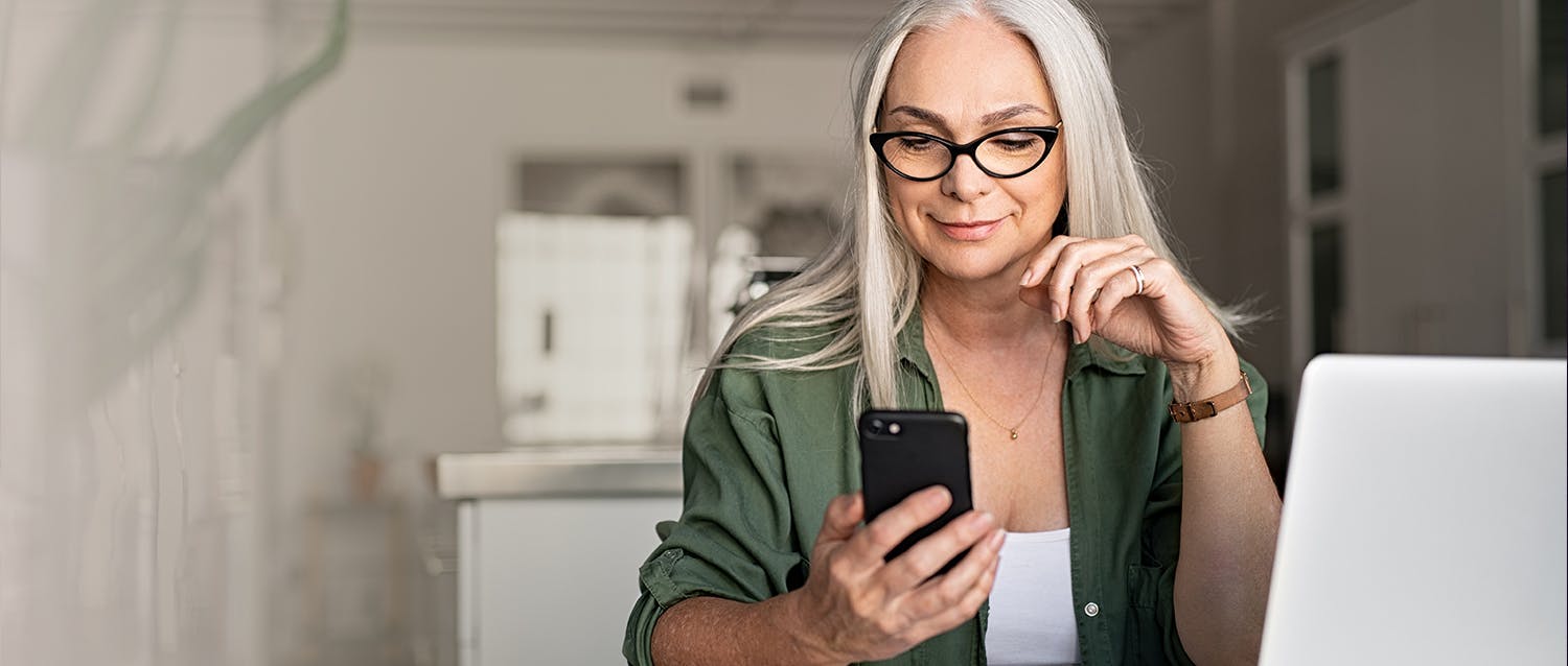 woman on phone