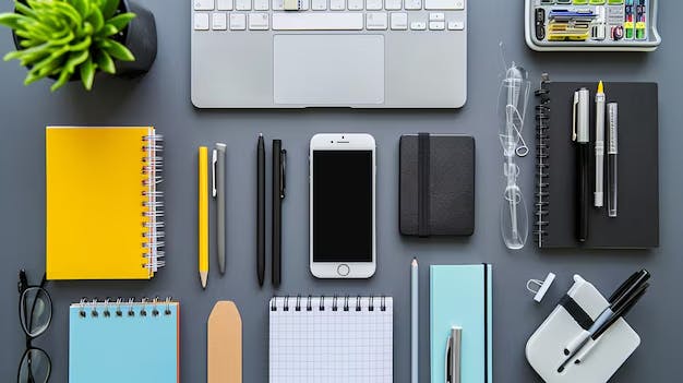 capture-collection-office-supplies-arranged-neatly_958297-8675