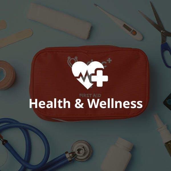 health and wellness products on a table