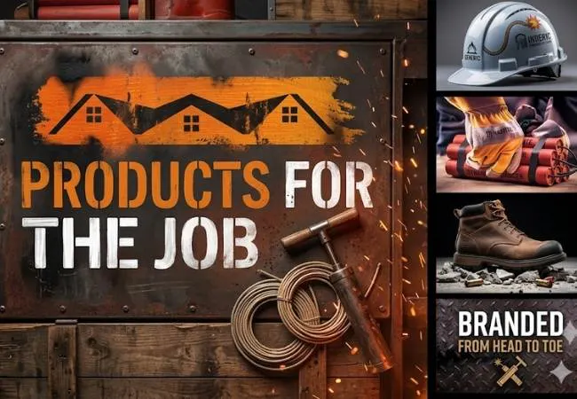 Products for the job with industrial background