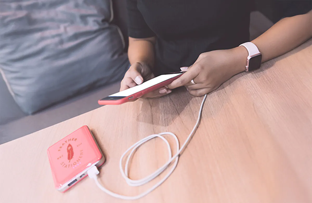logoed phone charger