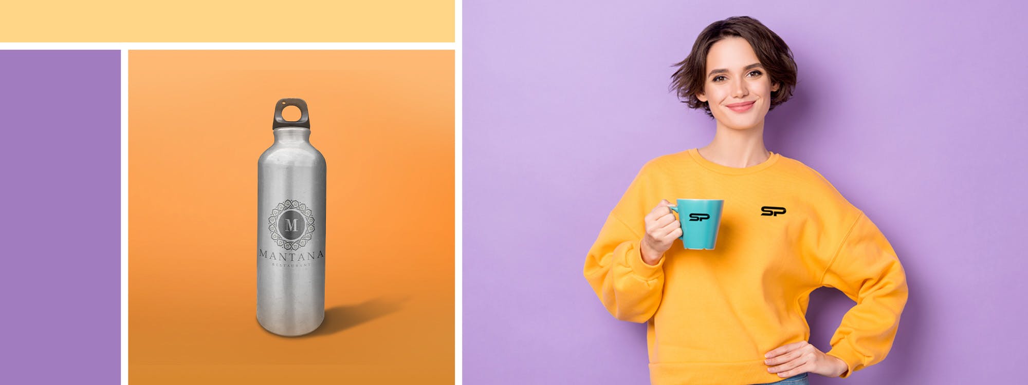 Mugs and water bottle