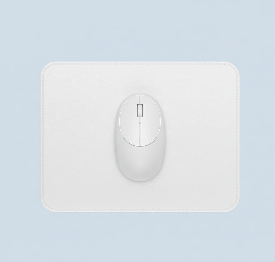 mouse on a mouse pad