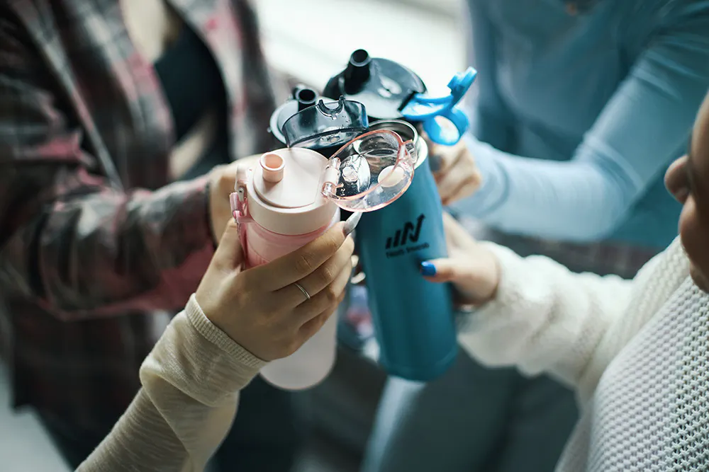 water bottles