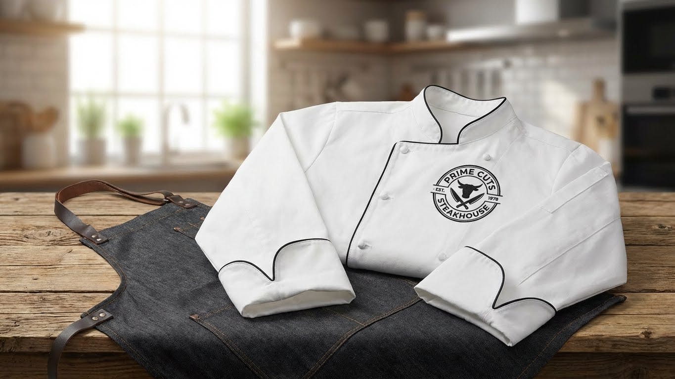 custom chef apron