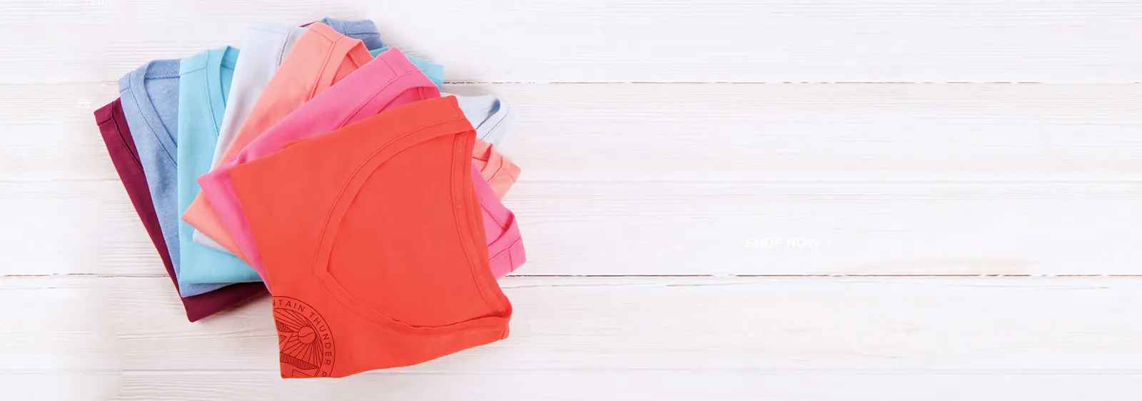 stack of custom tshirts