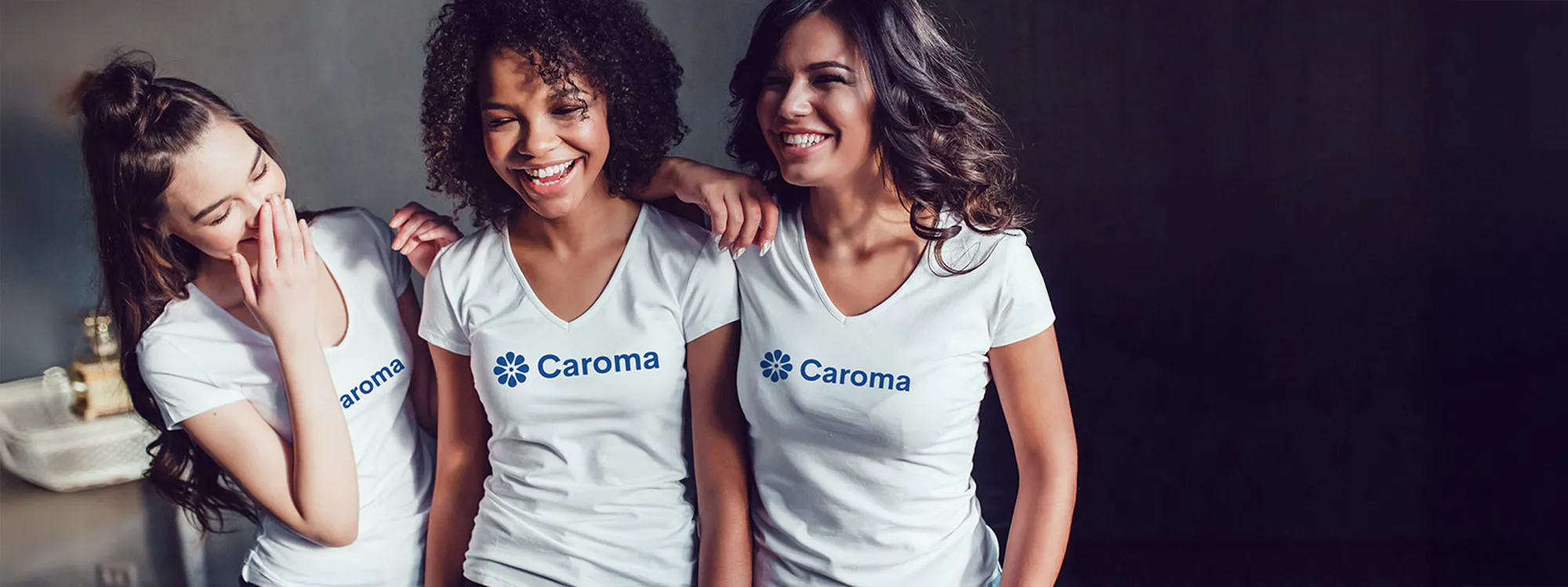 Friends in Matching Tshirts