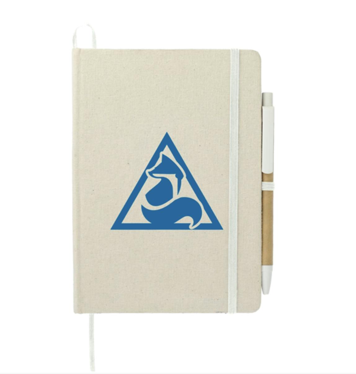 notebook with pen