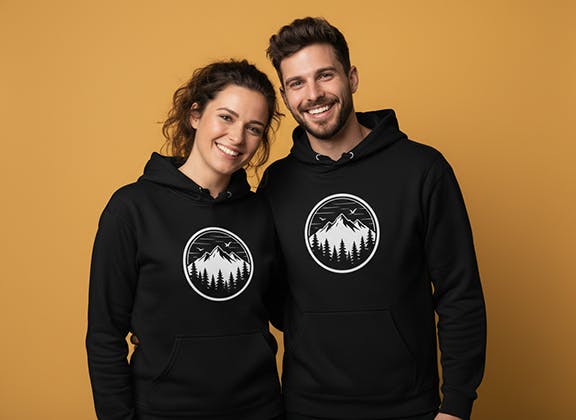 Yellow and purple zip up sweatshirt