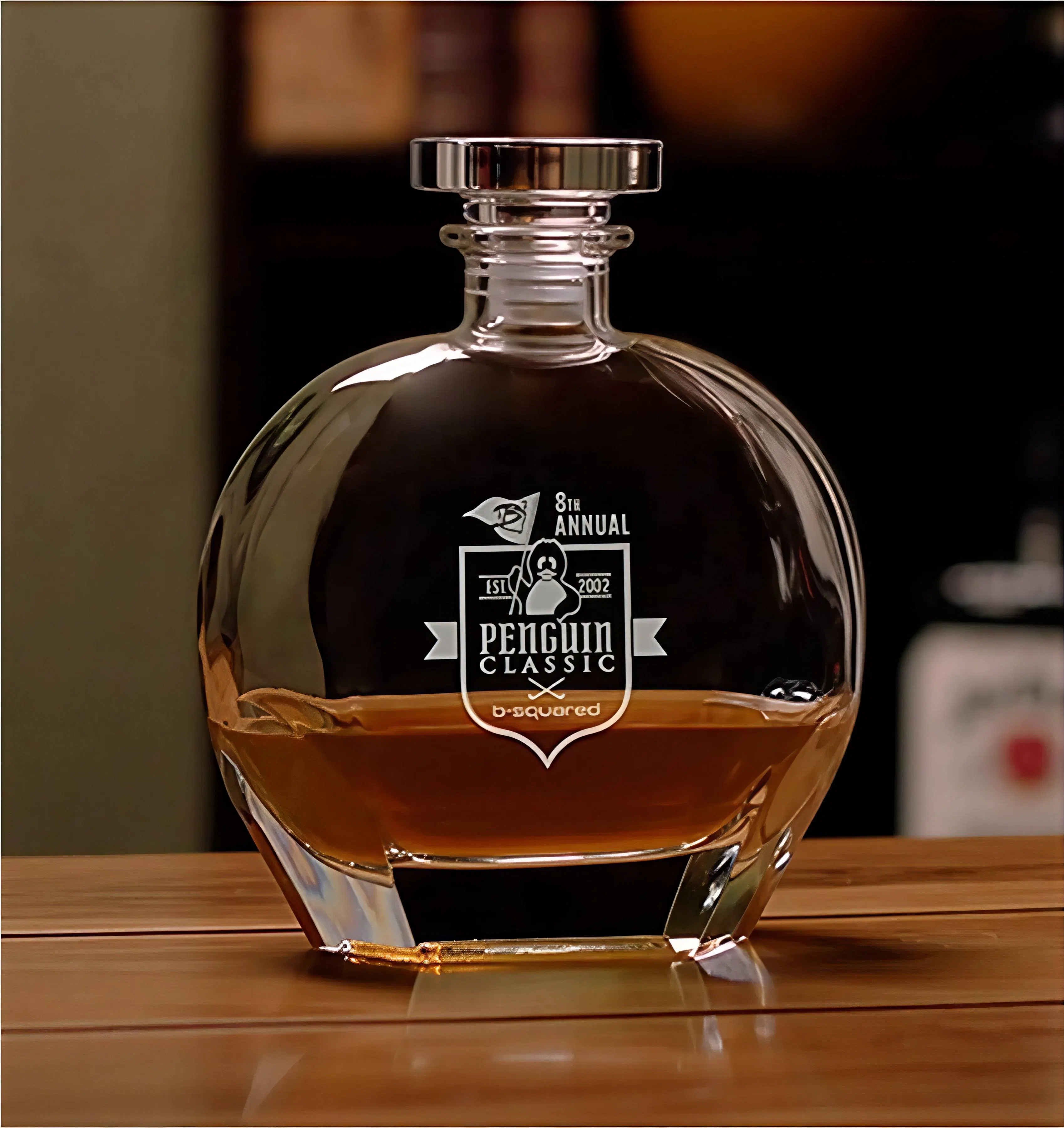 Puccini Decanter Round body Glass decanter