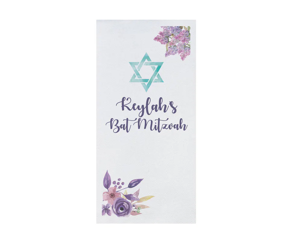 White guest towel