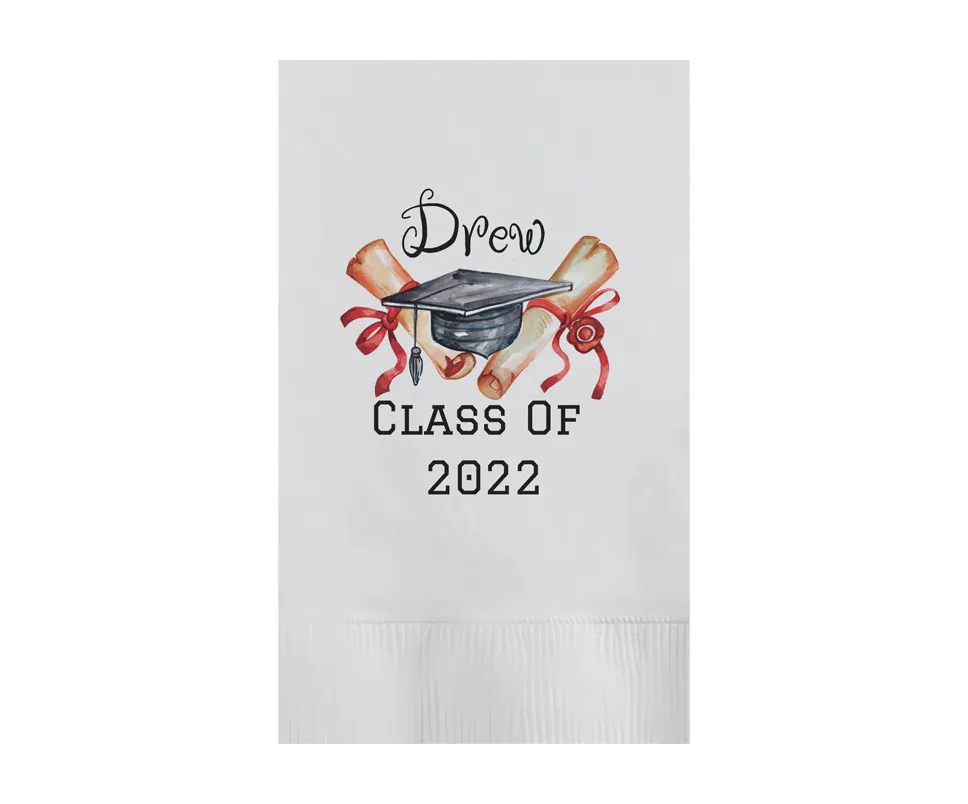 White dinner napkin