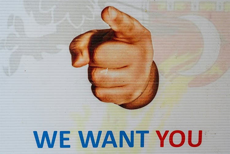 we want you