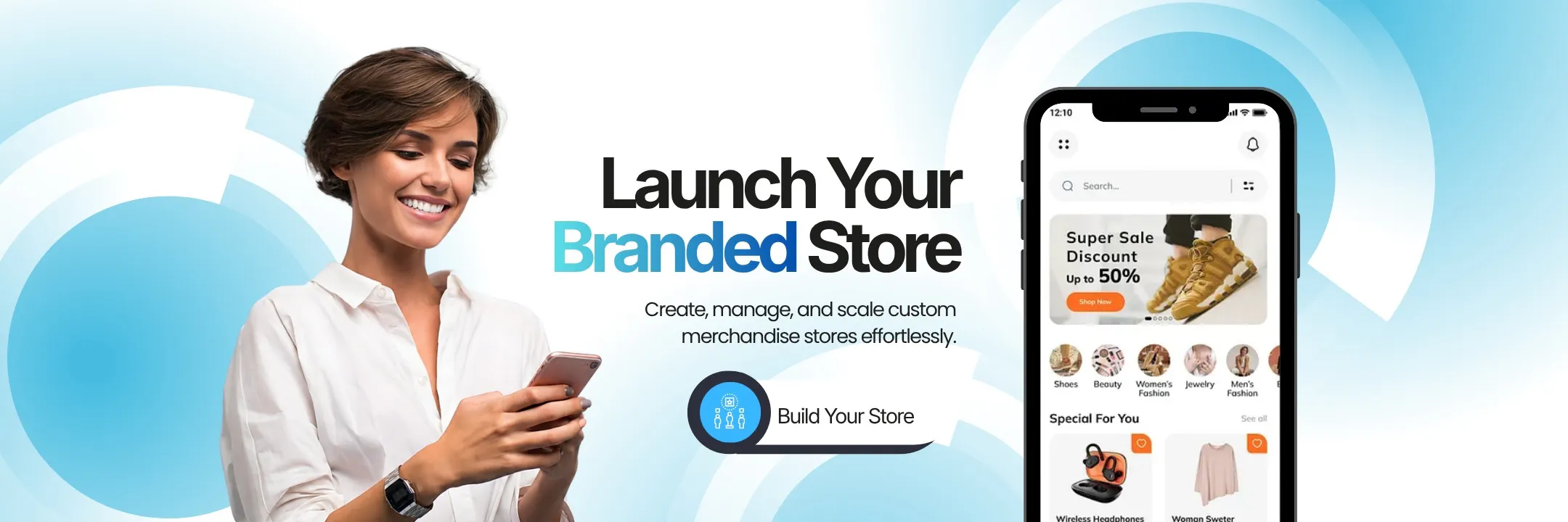 branded store