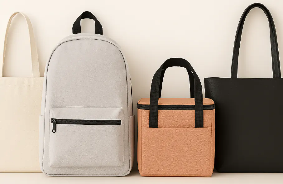 different kinds of bags