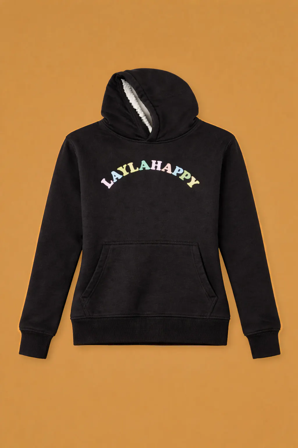 Yellow and purple zip up sweatshirt