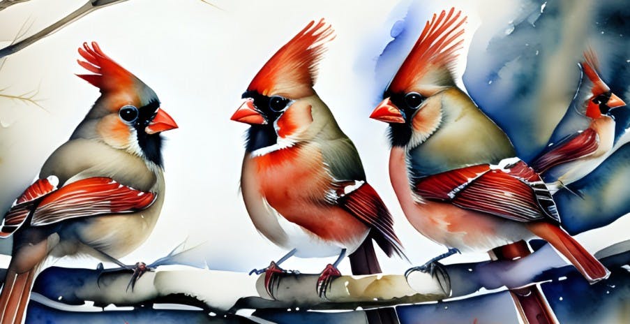 bird painting