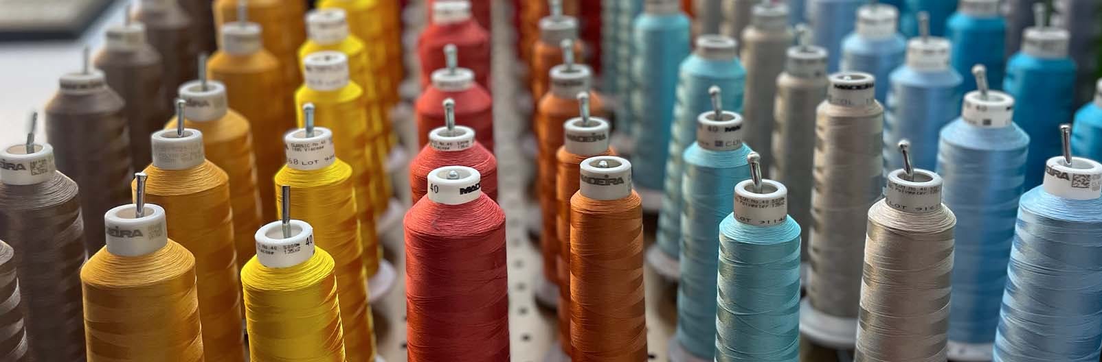 Spools of thread