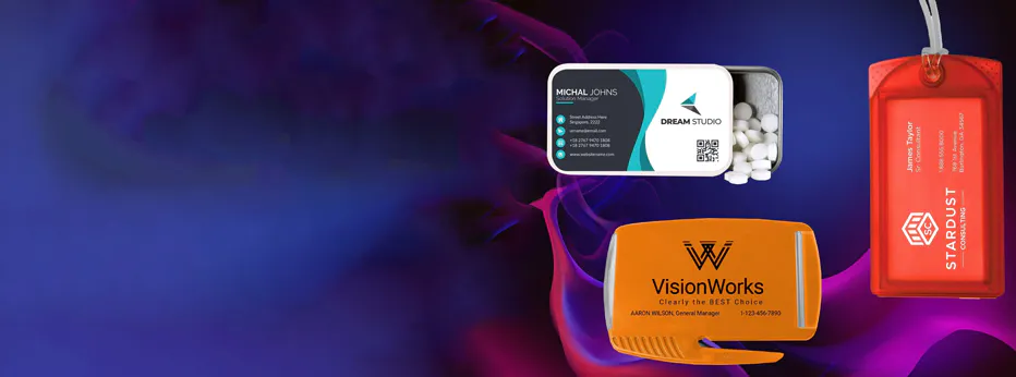 promo products instead of business cards