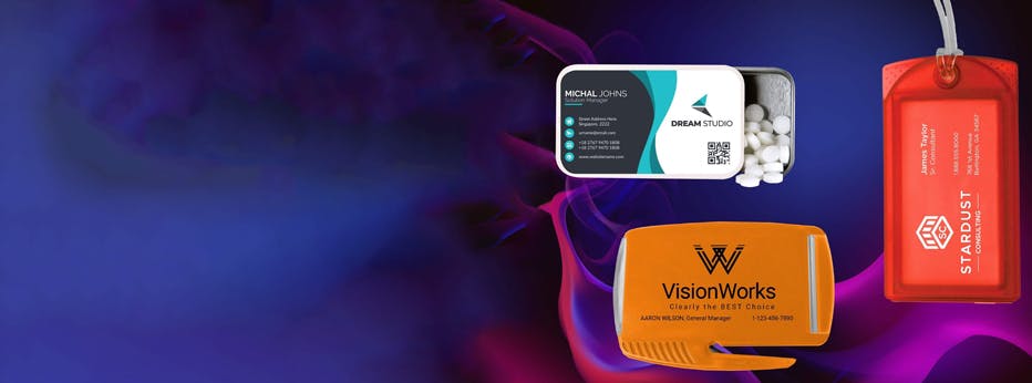 promo products instead of business cards