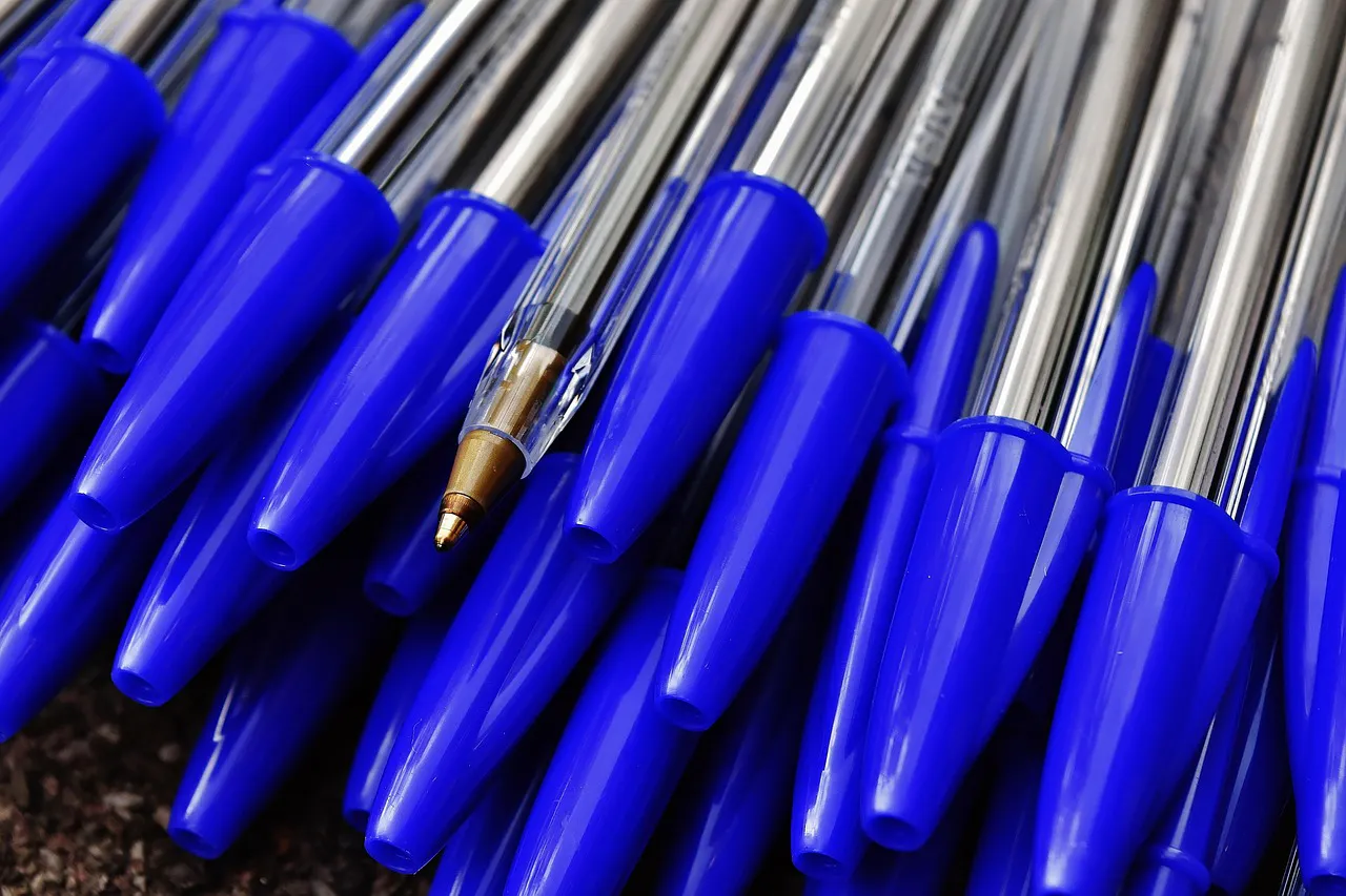 pens highlighters and notebooks