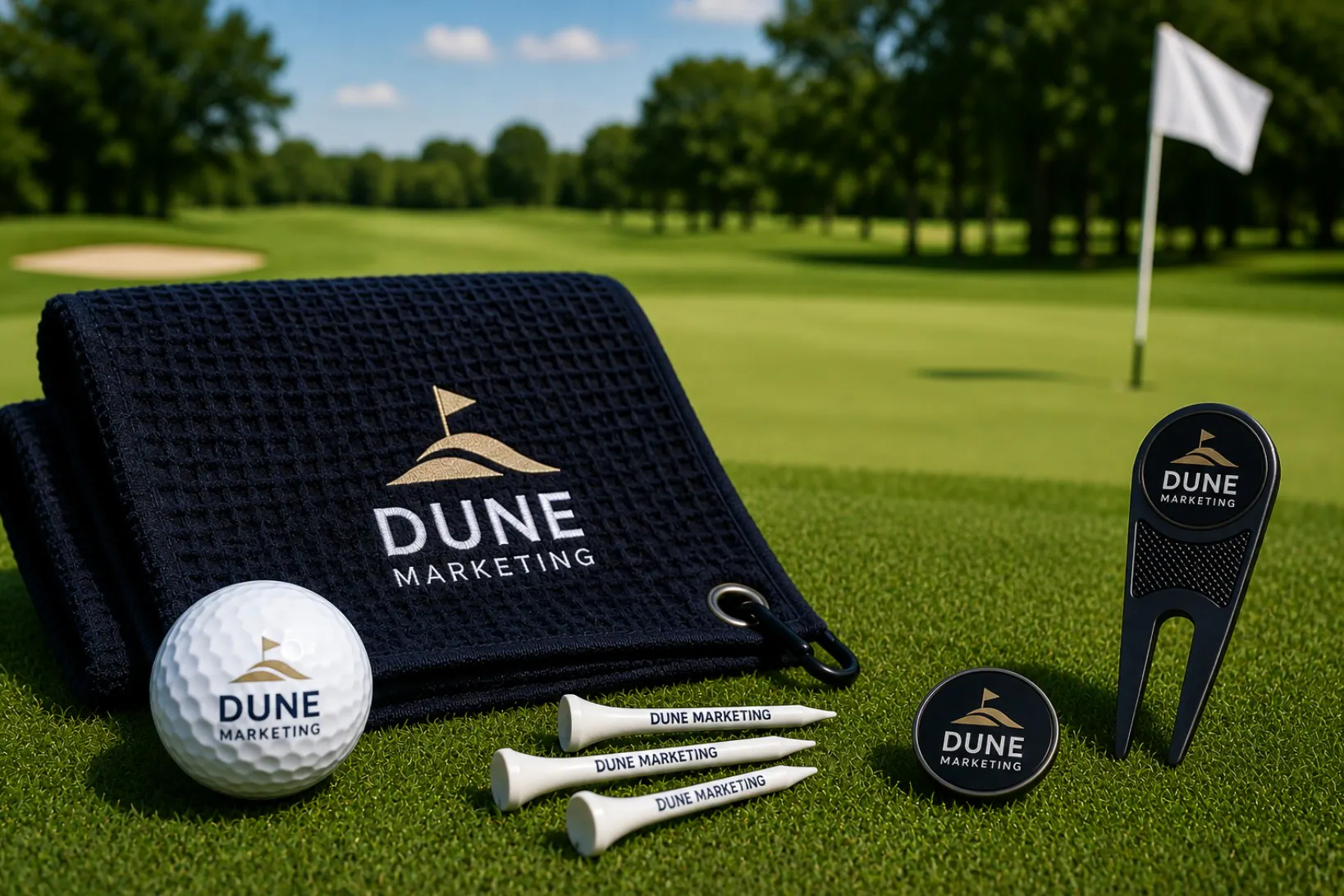 golf accessories at the course