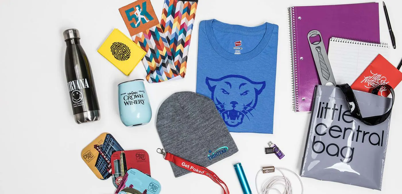 Array of promotional products