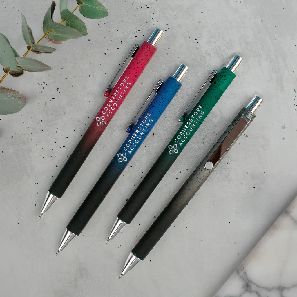 person writing with a black pen