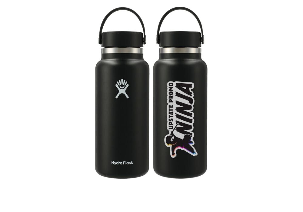 custom promotional Hydroflask water bottle black