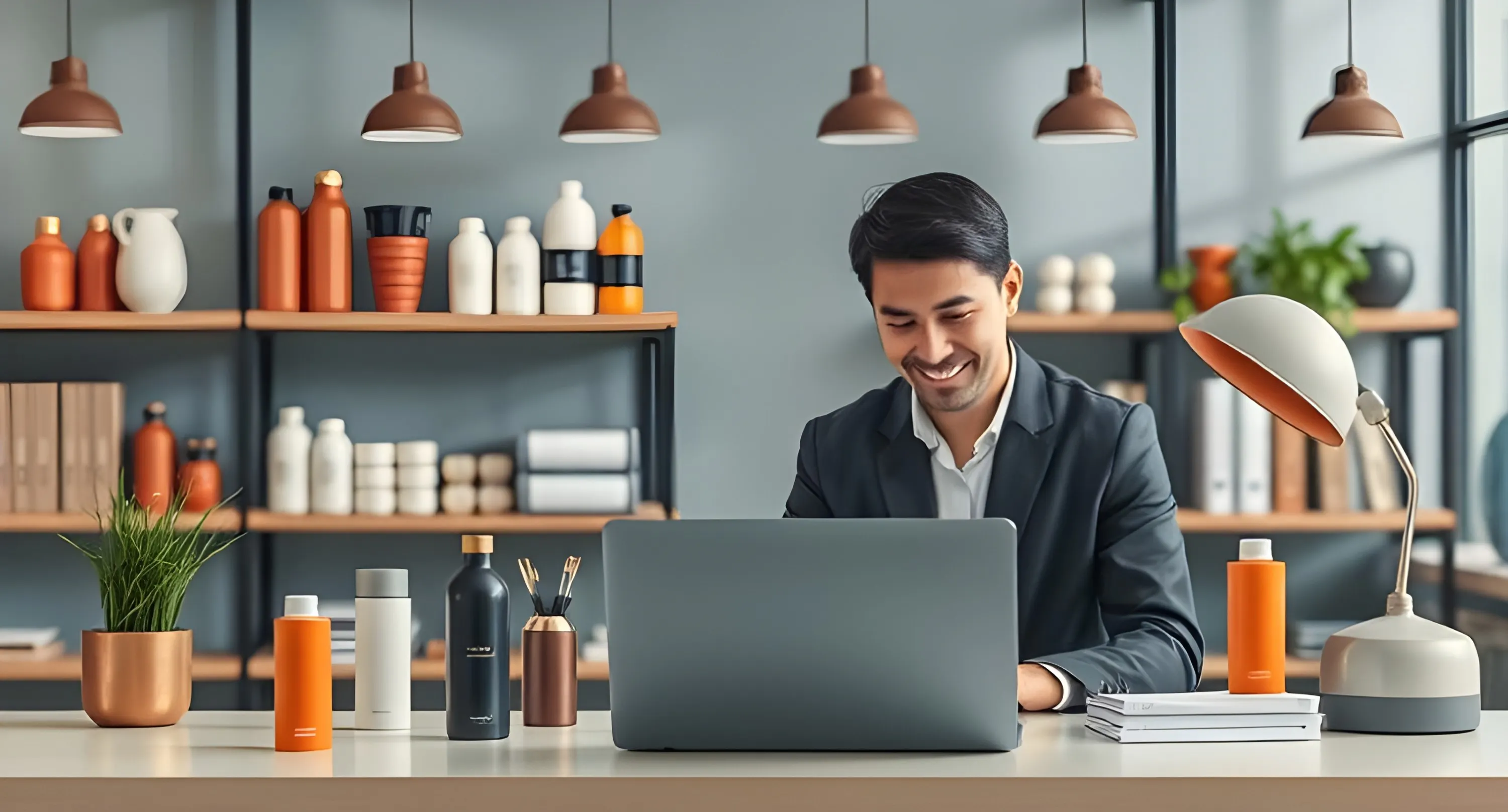 Man behind the counter