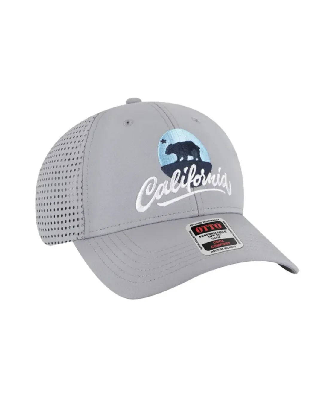 Cool Comfort Knit Perforated Back 6 Panel Cap