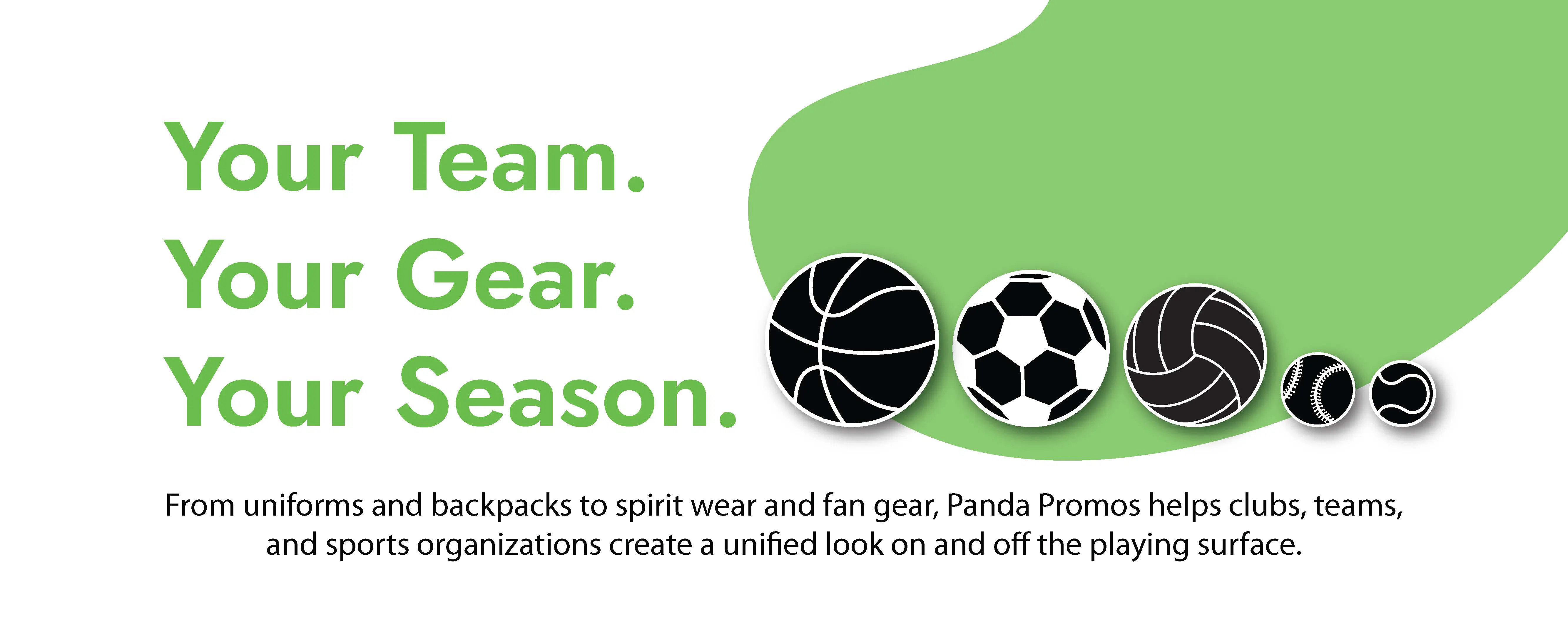 Sports and team apparel hero image