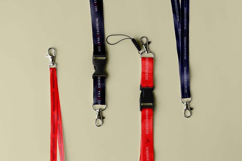 Personalized branded lanyards