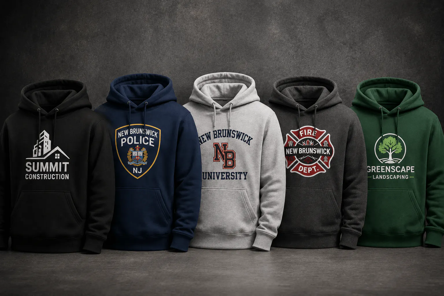 New Brunswick Custom Hoodies Screen Printing Custom Apparel Corporate Apparel