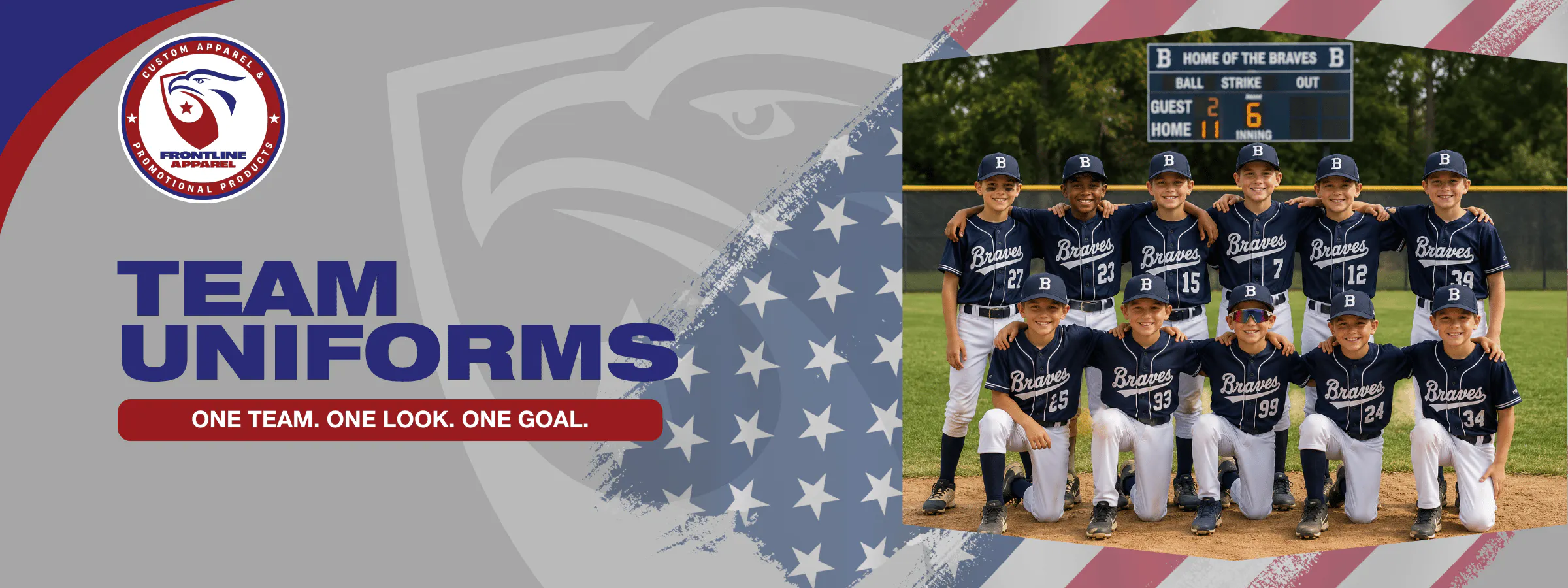 TEAM UNIFORMS BANNER
