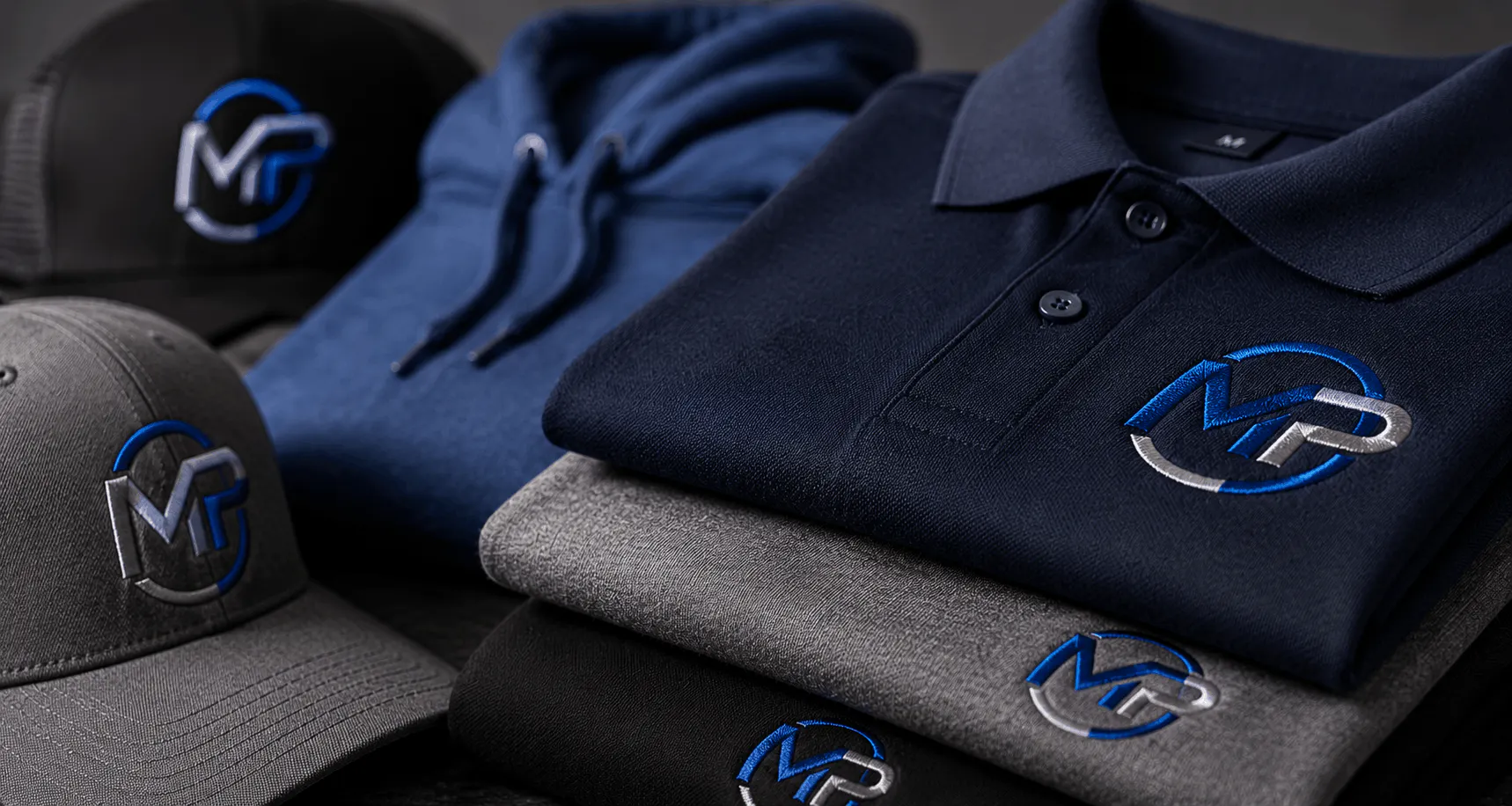 Business hats business embroidery corporate swag company store custom ink minutepress